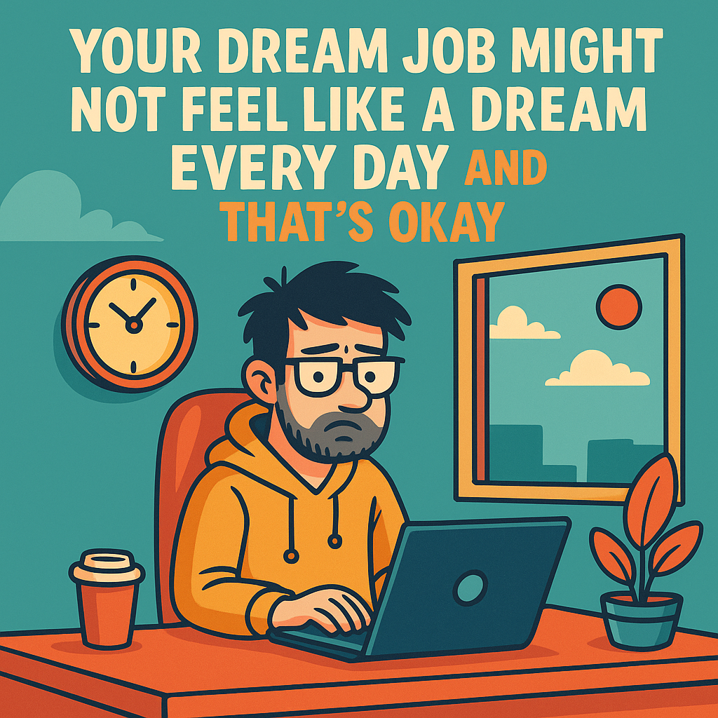 A developer sitting at his computer, not have a great day.