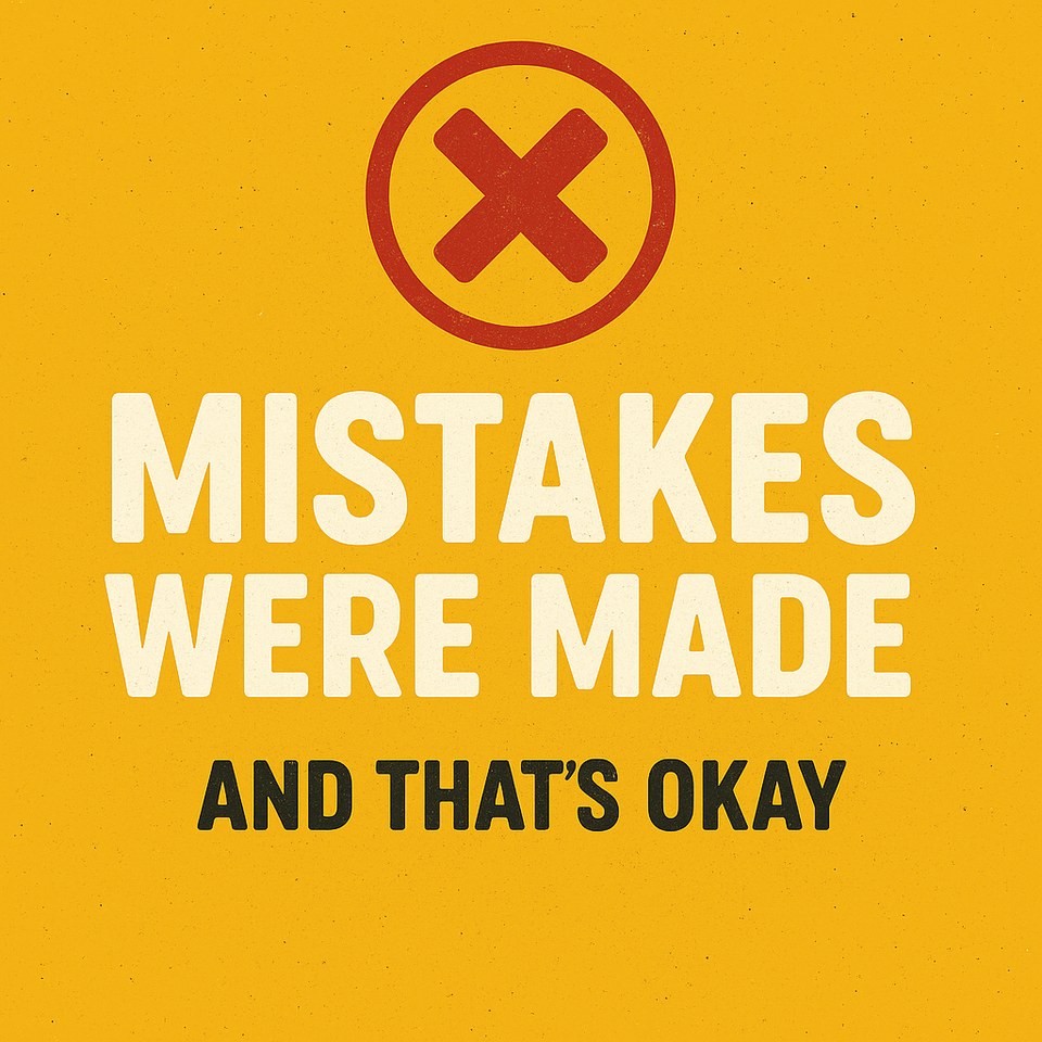 Mistakes Were Made — And That’s Okay